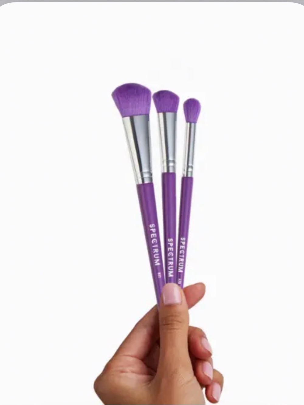 Spectrum Collection Soft Baddie 3 Piece Brush Set